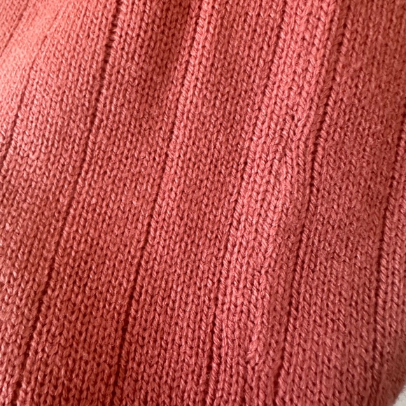 ⛱️ 2/20$ Mimz O/S old pink v neck sweater rose dawn - Picture 8 of 9